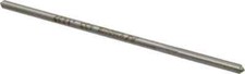 Made in USA 0.1235" HSS 4 Flute Chucking Reamer Straight Flute, Straight Shan...