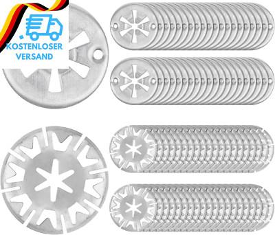 80 Stück Klemmscheiben Hitzeschutzblech, 30Mm Sicherungsscheiben Haube, Metall S