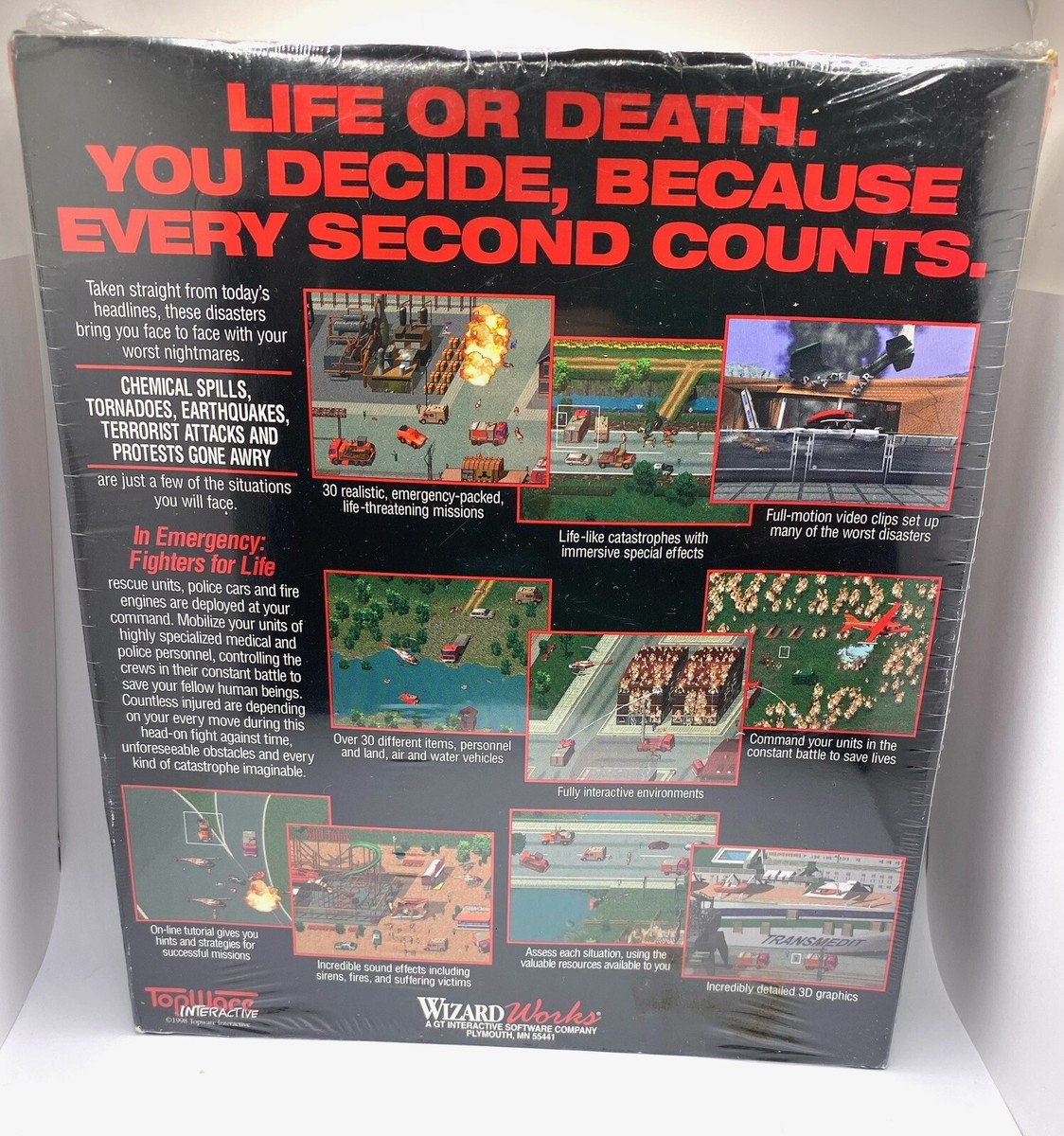 AC Emergency Fighters For Life (PC CD-ROM, 1998, WizardWorks, Big