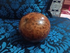 grande scatola di ciottoli, scatola di ciottoli Thuya in legno, scatola rotonda legno di thuya, portagioie