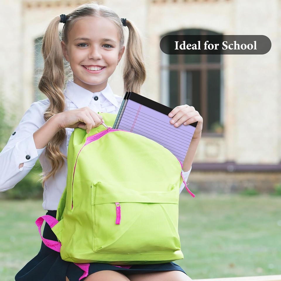 6 Pack Legal Pads 8.5 X 11 Colored Note Pads 8.5 X 11 Pink Notepad