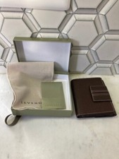 Levenger Brown Leather Wallet, New in Box