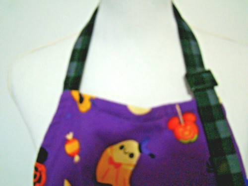 Disney Parks Apron Halloween Haunt It Pumpkin Adult Kitchen Cooking Teach Crafts - Picture 3 of 8