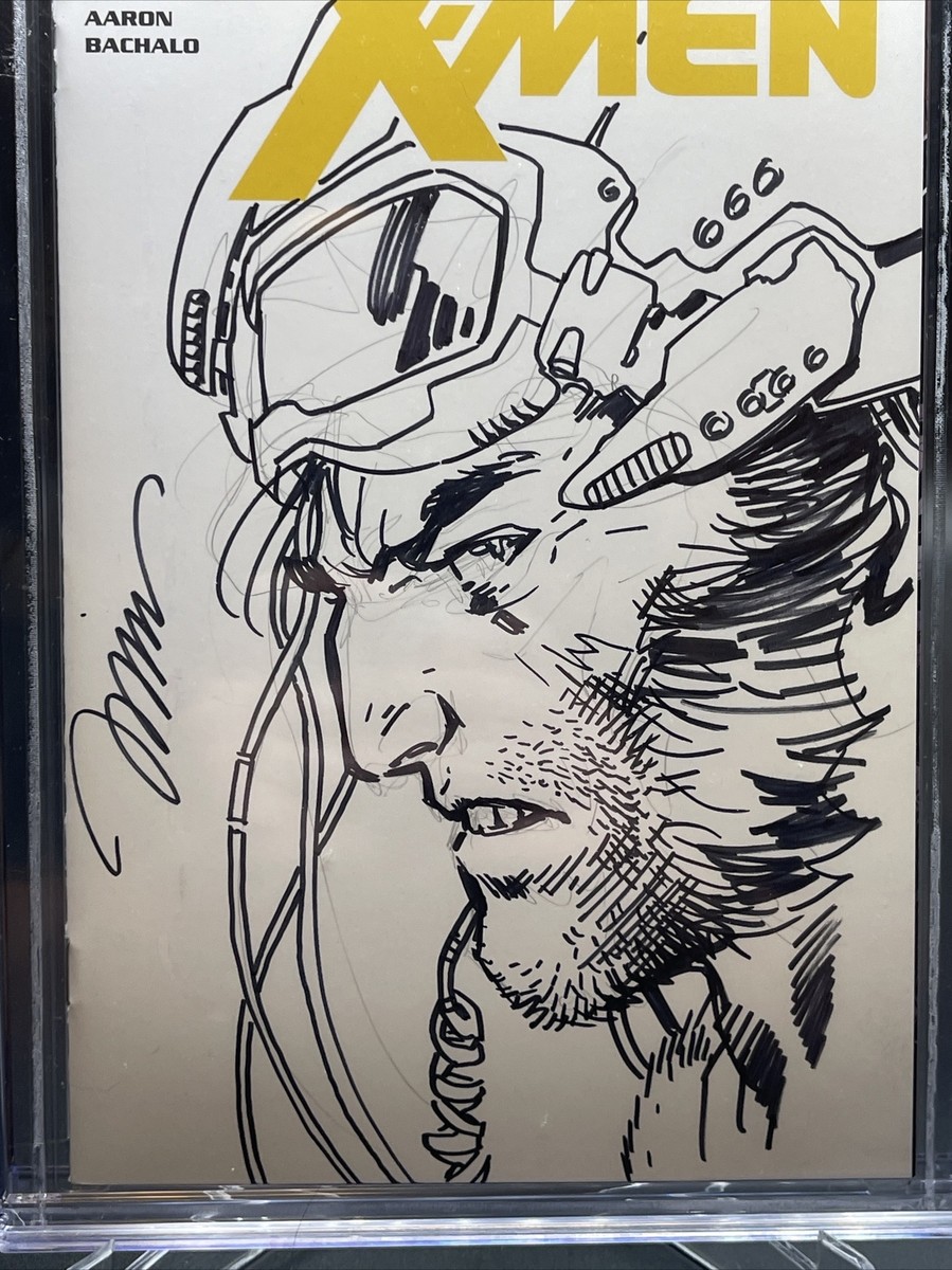 WOLVERINE & XMEN 1 CGC 9.8 SS JIM LEE ORIGINAL ART SKETCh Weapon X