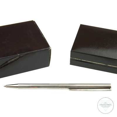 S.T. Dupont Classique Kugelschreiber Silber Drehmechanik mit Box