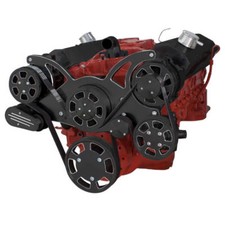 Black Diamond Serpentine System For Sbc 283-350-400 - Ac Power Steering Black Diamond Serpentine System For Sbc 283-350-400 - Ac Power Steering