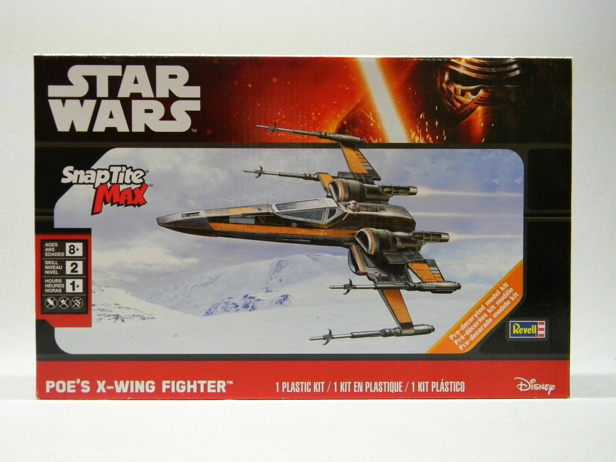 REVELL SNAPTITE STAR WARS POE'S X-WING FIGHTER MODEL KIT skill 2