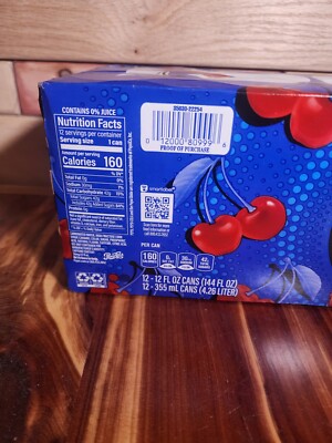 Pepsi Wild Cherry Soda Pop 12 Pack of 12 fl oz Cans | eBay