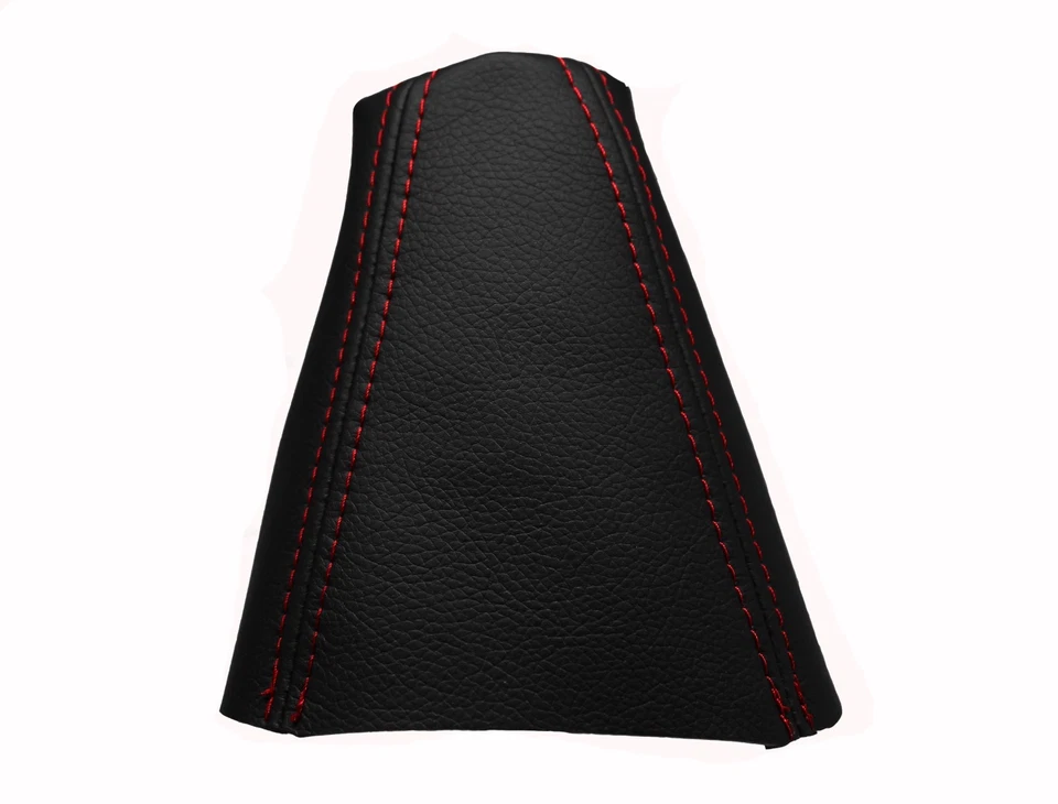 HYUNDAI COUPE (2001-2009) Soufflet Levier De Vitesse 100% Cuir - Couture Rouge - Photo 1/1