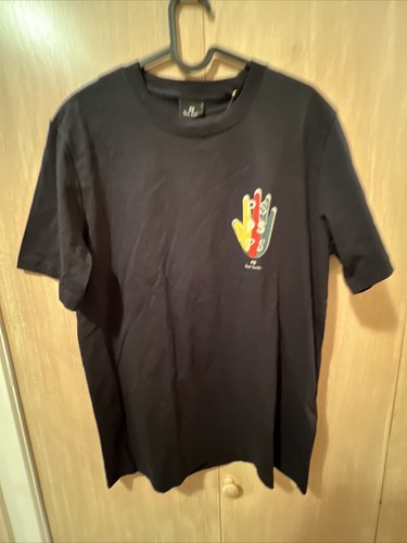 NEW NWT PS Paul Smith Musical Paralysis Black T-Shirt Black Men’s Size Small S