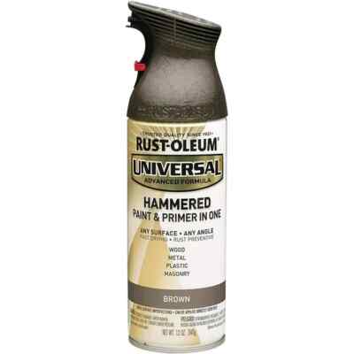 NEW 6 PACK RUST-OLEUM UNIVERSAL SERIES HAMMERED BROWN 245218 FREE SHIPPING