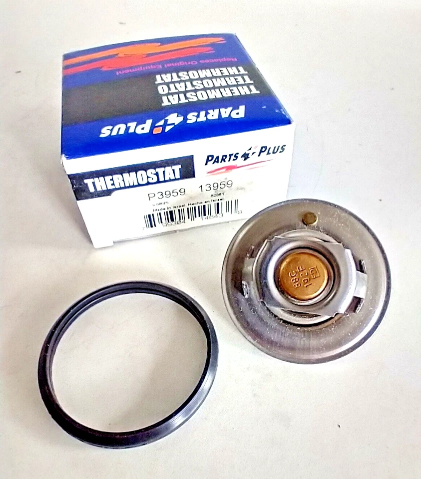 Termostato de refrigerante de motor con junta/sello OEM temperatura 192 °F PIEZAS PLUS P 3959 Foto 4 de 4