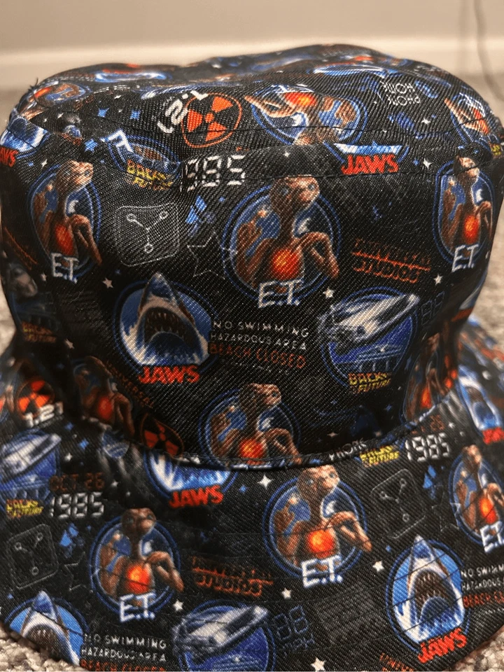 Sombrero de cubo retirado Universal Studios Jaws / ET / Regreso al futuro C17-20 Foto 2 de 3