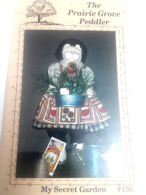 19'' Kitty Plush 136 Prairie Grove Peddler Craft Sewing Pattern Secret Garden