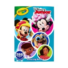 Crayola Disney color book With Stickers, Disney Junior , Gift For Kids