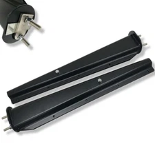 Black Mud Flap Hangers Spring Loaded Peterbilt Freightliner Mack Semi Truck 30" 