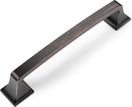 Paquete duradero de 10 manijas de cocina de bronce frotado con aceite - perfectas para cambio de imagen hágalo usted mismo - Imagen 3 de 9