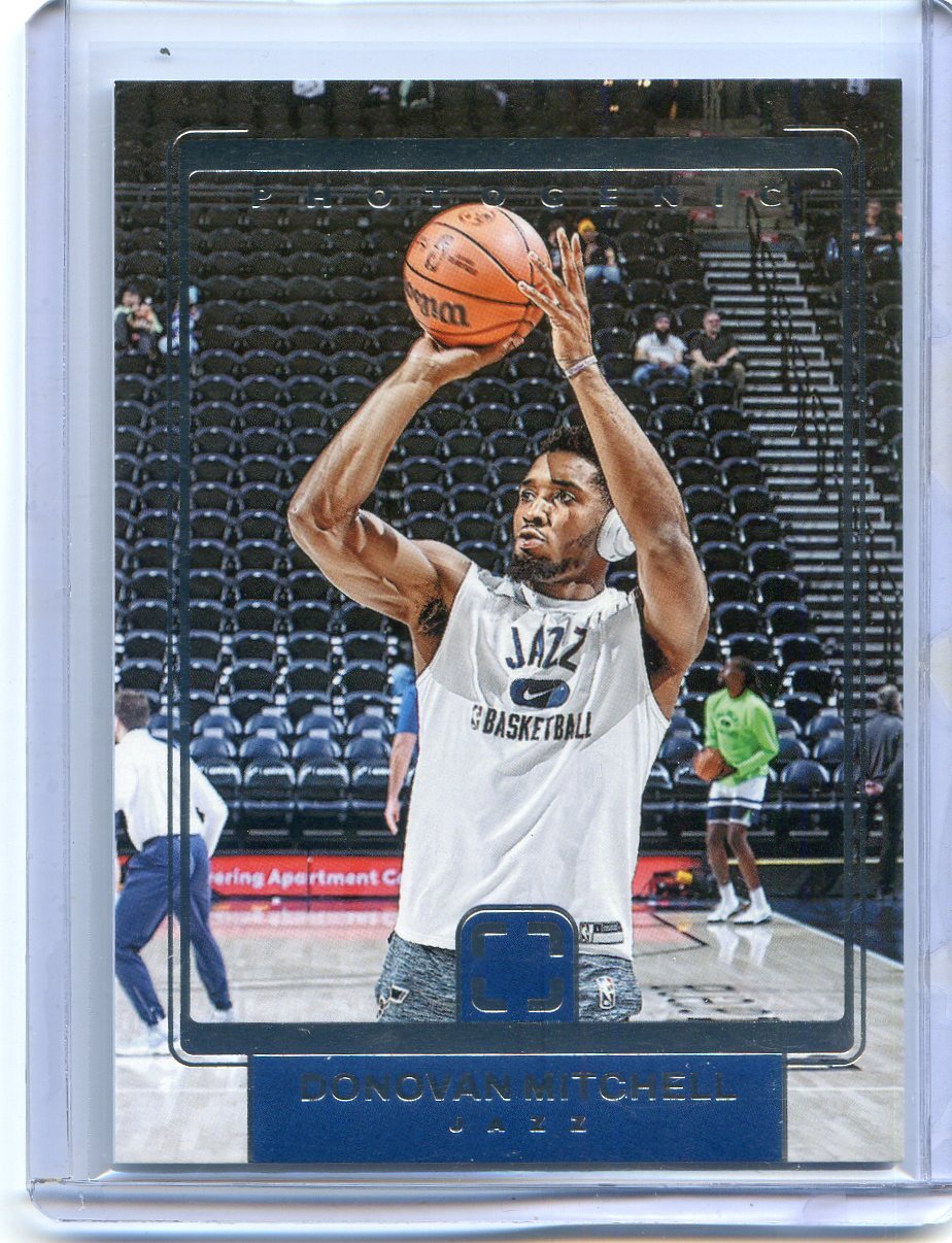 2021-22 Panini Photogenic Debut DONOVAN MITCHELL Pregame Insert SP #9 JAZZ