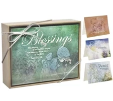 NEW Precious Moments Inspirational Cards w/Envelopes Gift Set of 12 (4 Designs)