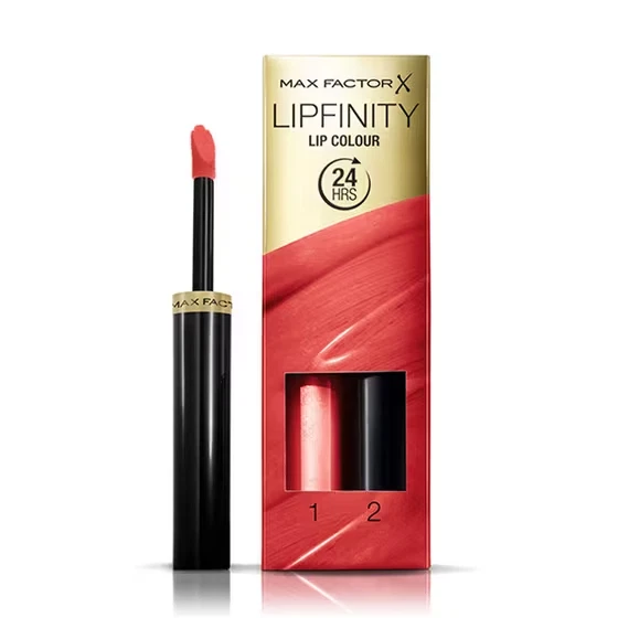 Max Factor Duo Lippenstift Lipfinity Kleidung 24h 142 Evermore Radiant Neu - Bild 1 von 1