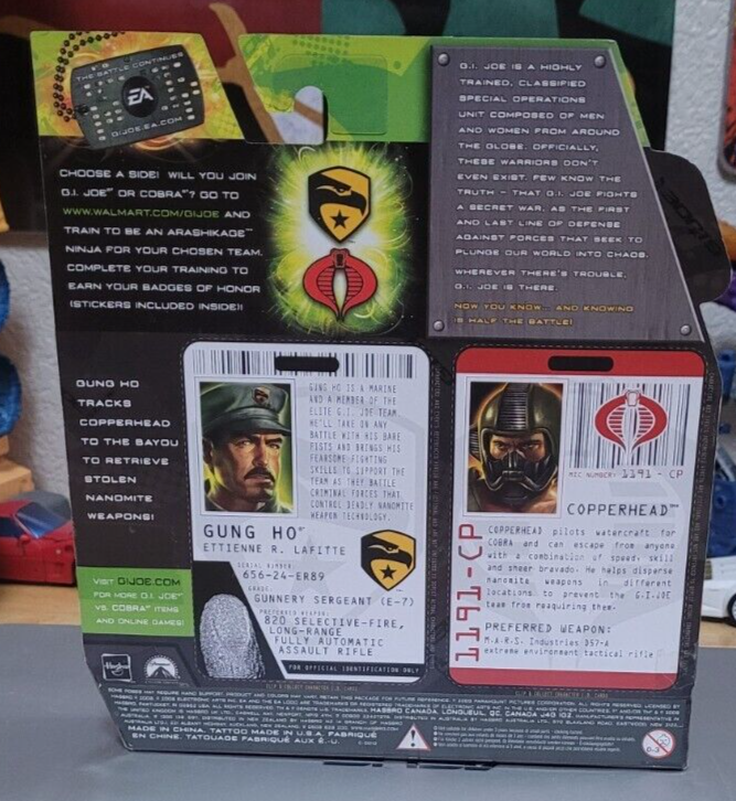 Hasbro 2009 G.I. Joe Rise of Cobra Gung Ho vs. Copperhead New/Sealed eBay