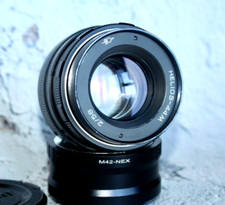 HELIOS 44M 2/58mm Vintage Soviet lens Bokeh Flare, M42 / adapter Sony E Nex