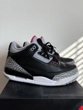 Nike Jordan 3 Retro OG Black Cement 2018 854262 001 sz 8