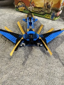 LEGO NINJAGO: Jay's Storm Fighter (9442) W/ Box & Instructions- Nearly Complete