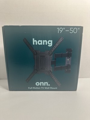Onn Full Motion TV Wall Mount Hang 19''-50'' TVs Up to 77 lbs