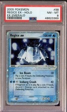 2005 Pokemon EX Emerald Regice ex Holo 98/106 PSA 8