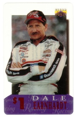 Clear Assets 1996 $1 Dale Earnhardt Telefonkarte (Karte #19/30) SBI-S805a
