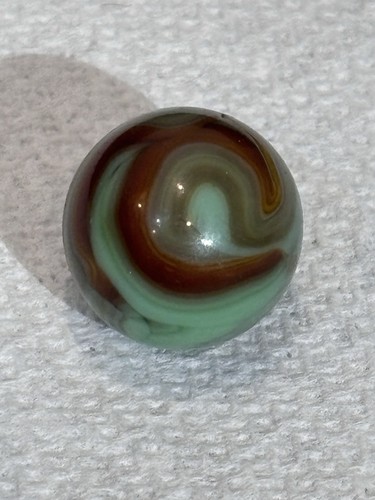 RARE Alley Agate Hybride Pistache (UV) Marbre 0,62" - Photo 2 sur 7