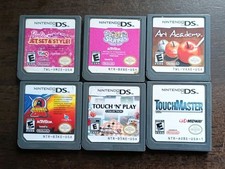 Nintendo DS 6 Game Lot of Girls Games Barbie & More Tested