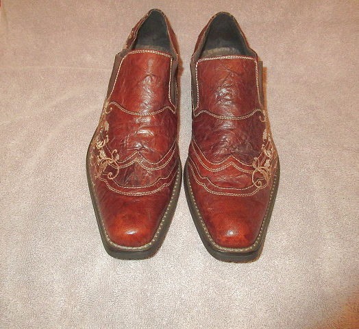 Vtg 90s Y2K Giorgio Brutini G-Rock Loafer Shoes 11 Gangster 