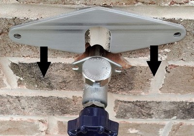 The Hose Bib Buddy - Finest Spigot Mounting Plate | Hose Bib Securing Kit | Outd