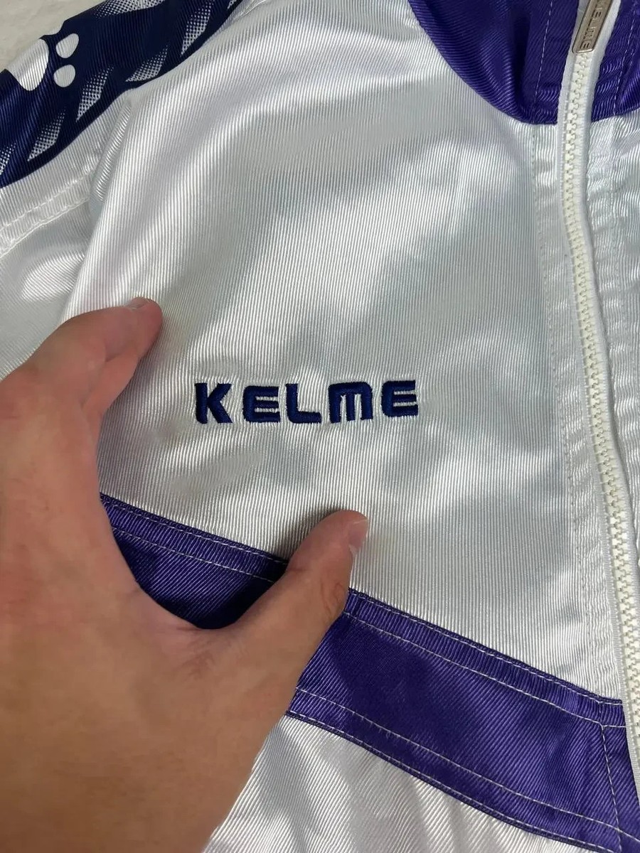 Kelme Real Madrid 1996 1997 Football Track Jacket Soccer Men Size
