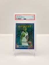 1995 Michael Jordan Topps Finest W/Coating # 229 PSA NM 7