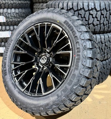 20x9 D847 Fuel Rebar Black Wheels 32