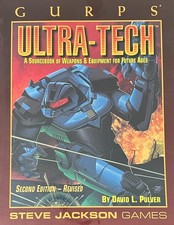 GURPS Ultra-Tech 2nd Ed Revised David L Pulver Steve Jackson Games RPG Book