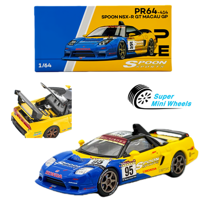 Pop Race 1:64 Spoon NSX- R GT Macau GP #95 Tokyo Auto Salon 2025