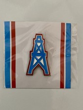 NFL Houston Oilers Metal Enamel Lapel Pin Licensed Sealed NIP Football