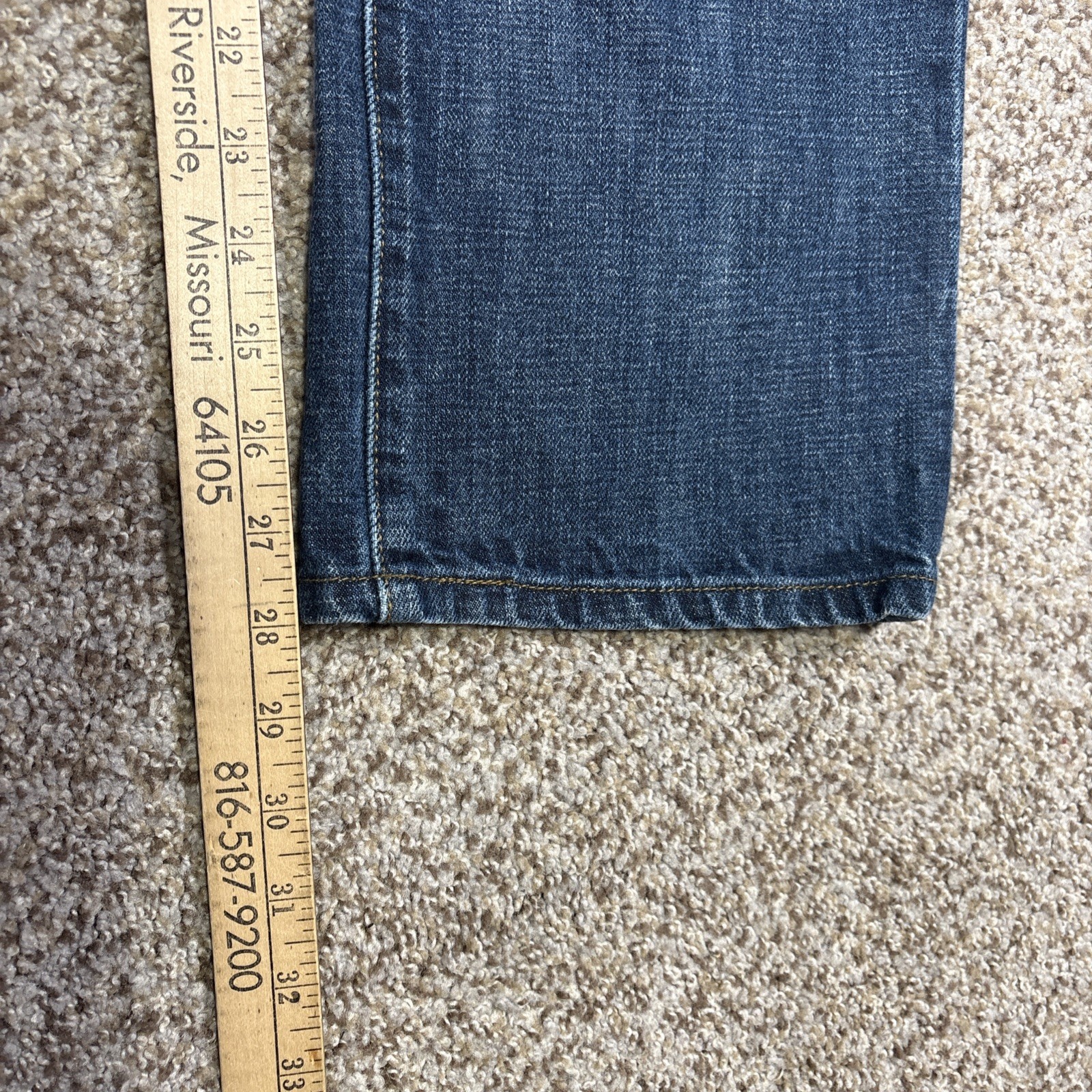 Levis 501 XX Button Fly Jeans Men’s Tag 32x30 Actual 32 X 28 - View 7