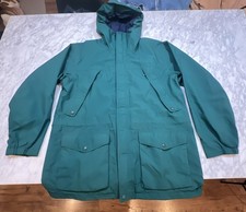 Vtg Eddie Bauer Goretex Jacket Men Large Hooded Rain Shell Vented