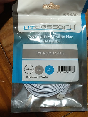 Litcessory Extension Cable for Philips Hue Lightstrip Plus