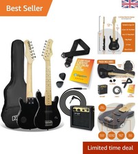 1/4 Size Kids Electric Guitar Pack - 6  Free Lessons & 5W Amp Included