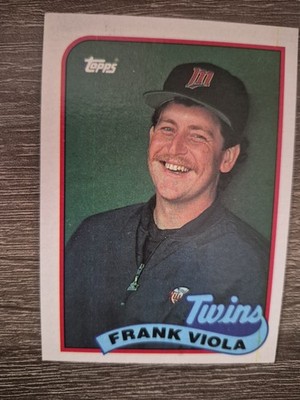 Frank Viola 1989 Topps #120 Baseball Card Minnesota Twins