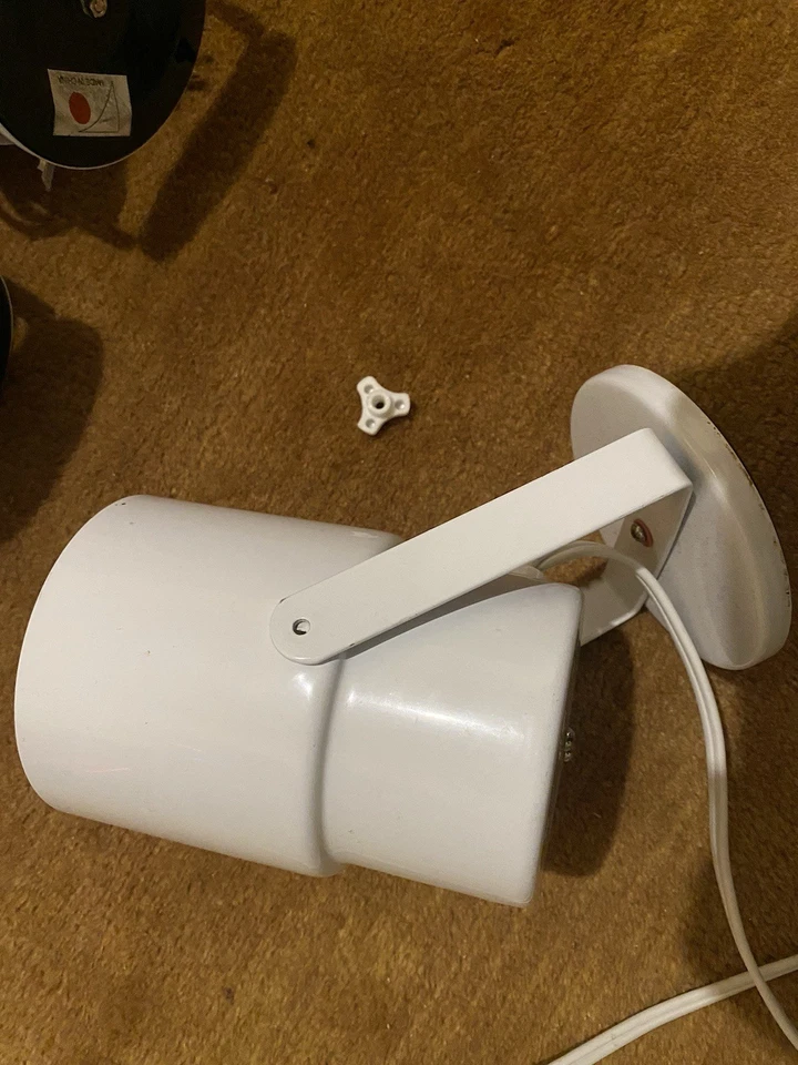 Lite Source LS-113Wht Pin-up Flush Mount, White. 4-pack with Amber bulbs - Image 4 of 4