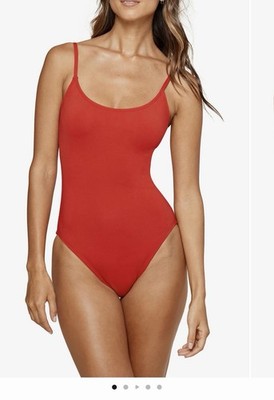 Andie The Amalfi One Piece Swimsuit Red Size XL Bikini