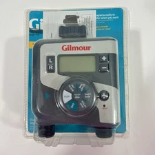 Gilmour 804014-1001 Dual Outlet Electronic Water Timer