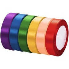 Geschenkband Satin 6 Farben Polyester breit Dekoration Hochzeit Geschenk Verp...